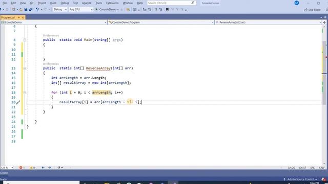 Reverse an Array in C# | Interview Question | Sukhraj смотреть онлайн