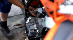 Ставим китайский мотор 166FMM в KTM  ! НАЧАЛО .