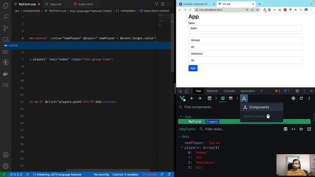 6- سلسلة تعلم Vue3 - Two-Way Binding (v-model) смотреть онлайн