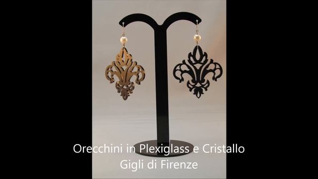 Orecchini in Plexiglass - Orecchini con Lettere e Gigli di Firenze - Oggetti D'Atmosfera смотреть онлайн