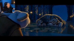 Зубарев смотрит Кунг-фу Панда мультик реакция