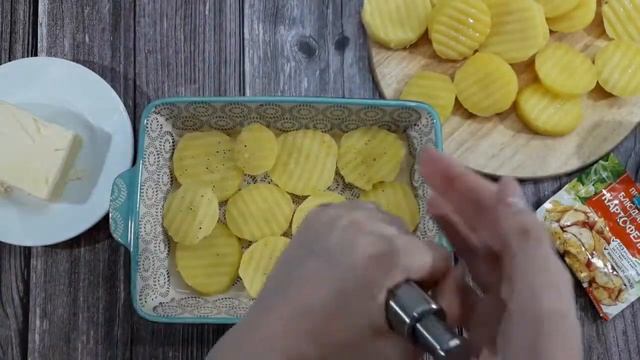 Картофель со Сливочным Маслом Запеченный в Духовке – Вкусное, Сытное и Ароматное Блюдо. смотреть онлайн