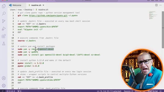 AWS Cloud9 ? Upgrade Python Tutorial ? смотреть онлайн