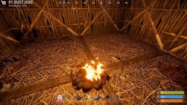 Rust День второй, Много ошибок, много смертей, делаю выводы и учусь смотреть онлайн