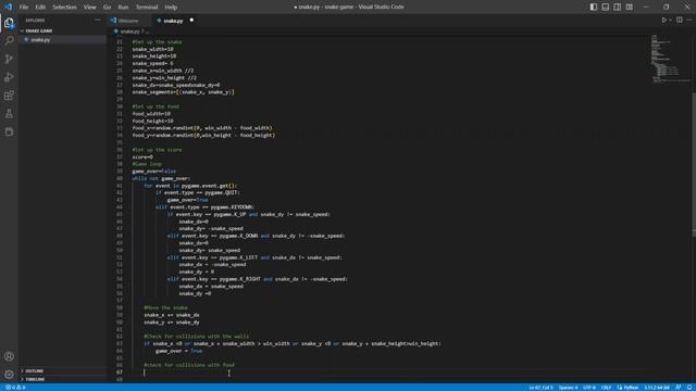 How to Code a Super Addictive Snake Game in Python from Scratch! смотреть онлайн