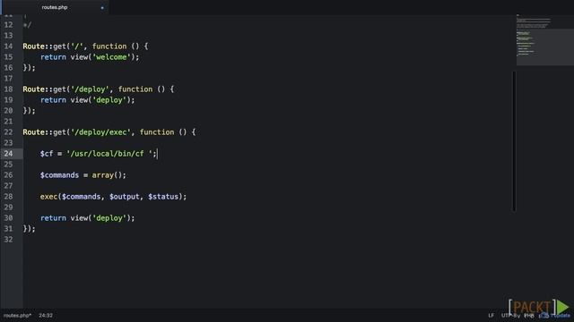 Learning Application Deployment with Laravel: Creating a Deployment Interface | packtpub.com смотреть онлайн