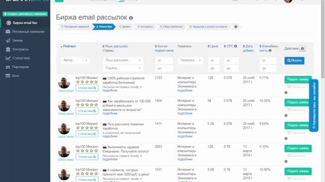 5 шагов по бирже Bazaar email рассылка по чужой базе. смотреть онлайн