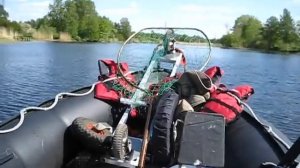 Tohatsu 18  hp 4 stroke speed test