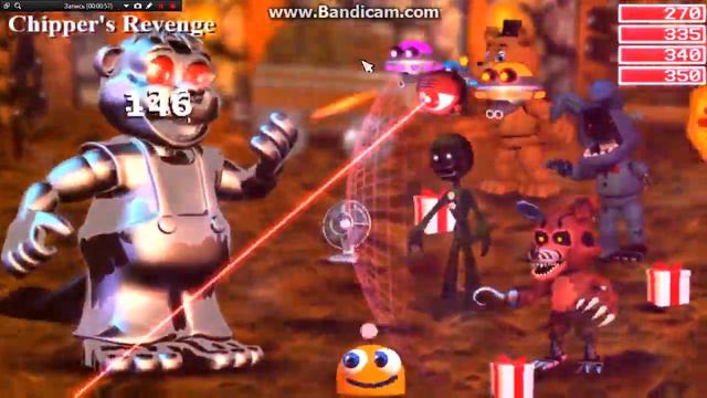 FNAF WORLD- БОСС- ЧИППЕР смотреть онлайн