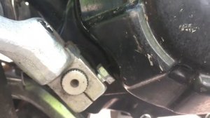 Как снять кикстартер с мотоцикла Regulmoto zr 250