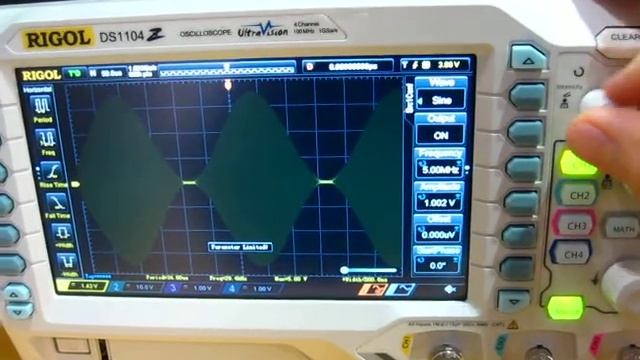 Rigol DS1104Z-S scope first look смотреть онлайн