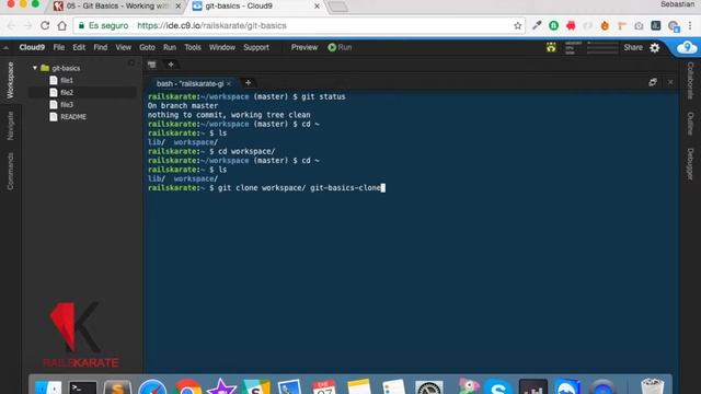 Cloning | Working with remotes repositories | Git Basics | 05 смотреть онлайн