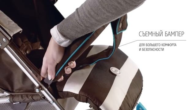 Обзор всех функций прогулочной коляски CINDY Happy Baby смотреть онлайн
