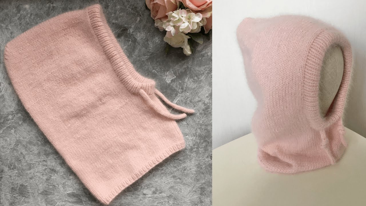 ВЯЖЕМ МОДНЫЙ АКСЕССУАР - КАПОР (КАПЮШОН)! KNITTED HAT.