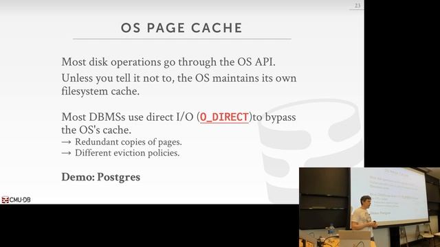 05 - Buffer Pools + Memory Management (CMU Databases Systems / Fall 2019) смотреть онлайн
