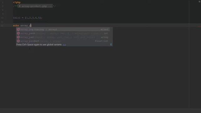 Php'de array product kullanımı - Ders 49 смотреть онлайн