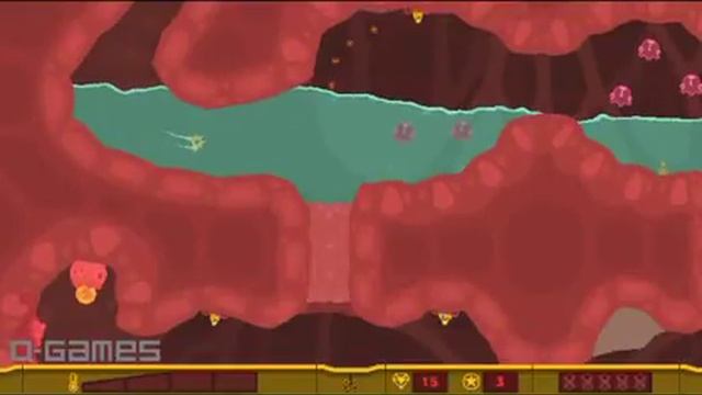 PixelJunk Shooter 2 - Indigestion Gameplay смотреть онлайн