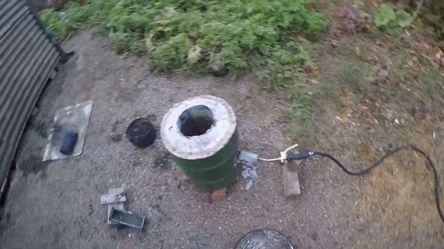 Плавления латуни и бронзы кровельной газовой горелкой GEKO G20001.Горелка инжекционная для горна