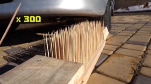 EXPERIMENT: CAR VS 3000 TOOTHPICKS