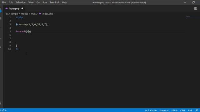 php : جملة التكرار foreach loop смотреть онлайн