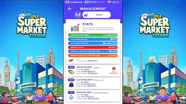 Idle Supermarket Tycoon - 12 - "Jewelry At Unreasonable Prices!" смотреть онлайн