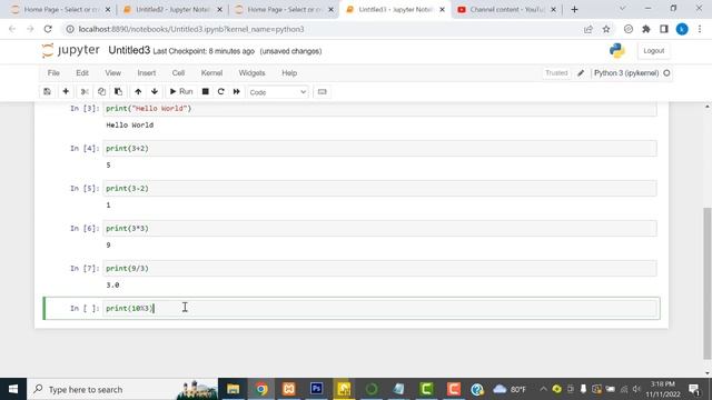 Python for beginners Tamil Part 1 | jupyter notebook смотреть онлайн