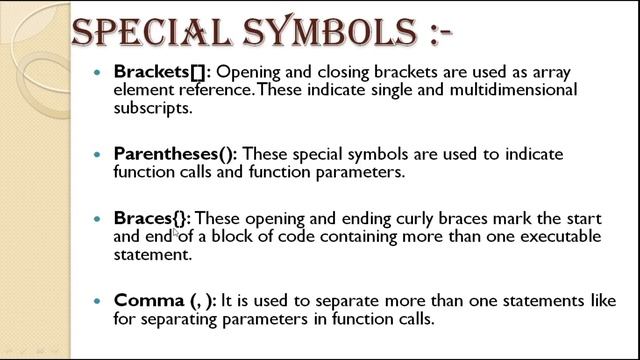 Special symbol in C++ || C++ tutorial for beginners in Hindi смотреть онлайн