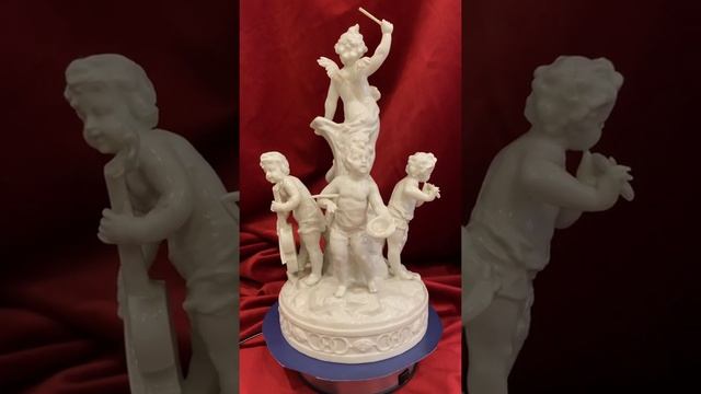 Фарфоровая статуэтка Путти ( оркестр) , Фолькштедт смотреть онлайн