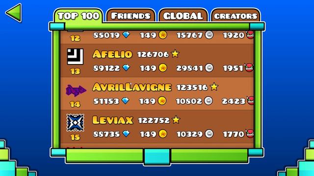 ИСПРАВИЛИ ТАБЛИЦУ ЛИДЕРОВ В GEOMETRY DASH смотреть онлайн