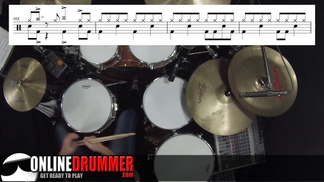 Drum Lesson - Rock And Roll by Led Zeppelin смотреть онлайн