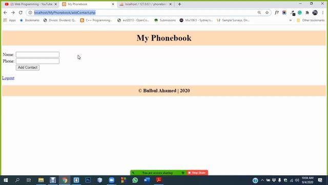 Project using HTML, CSS, PHP & SQL | Part 3/3 | Lecture: 17&18 смотреть онлайн