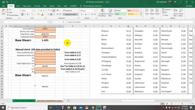 Etabs Full Tutorials for beginners | Base Shear Check For Seismic Load On Building in Etabs | Lec-2 смотреть онлайн