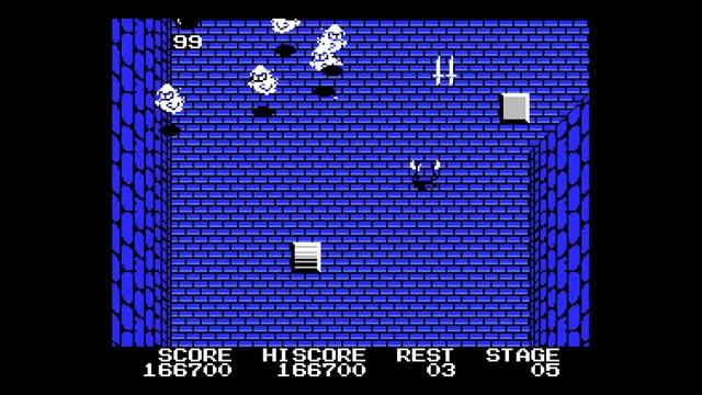 MSX Game: Knightmare (1986 Konami) Longplay with cheats смотреть онлайн
