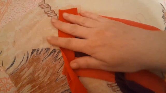 Накидка на табурет из лоскутков! Техника изба! смотреть онлайн