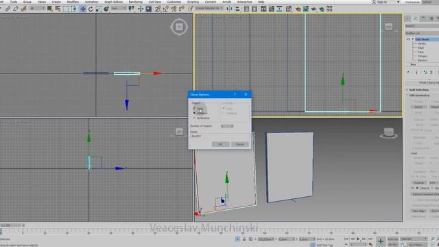 Уроки 3ds Max. Cоздание плитки в 3ds Max, массивы в 3D Max, стены в 3ds Max