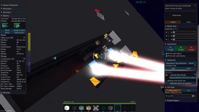 Armor Plating Testing 2 - StarMade S2-258 смотреть онлайн