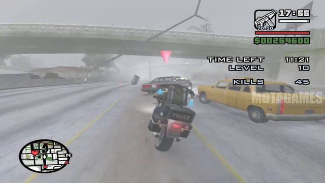 GTA San Andreas Police Bike Vigilante Mission With Jetpack and Cheat Codes (Part 1) смотреть онлайн