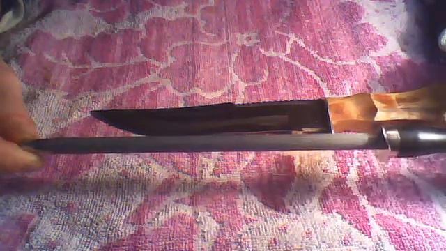 самодельный нож. переточка. смотреть онлайн