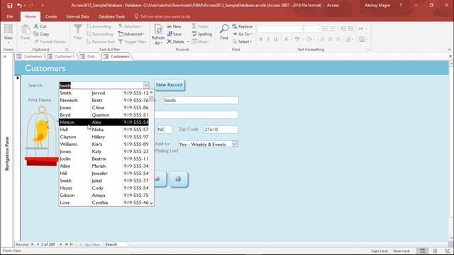 MS Access 2016 - View and Edit Data in Form смотреть онлайн