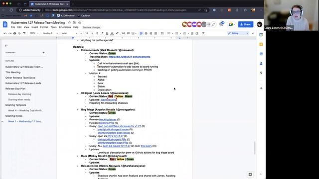 Kubernetes Release Team Meeting for 20230111 смотреть онлайн