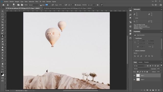 45. Herramienta Tampón de clonar (Curso básico de Photoshop CC) смотреть онлайн