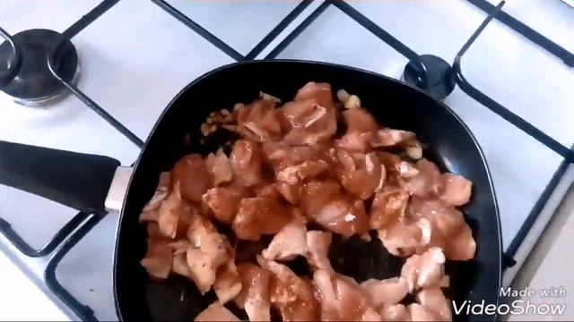 Курочка со спаржей и цветной капустой.Курица с овощами.Вкусно и полезно. смотреть онлайн