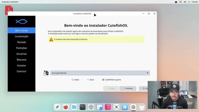 MacOS Para PC/Notebook Fraco, Versão Linux ! Distro Linux Cutefish OS com Visual Incrível смотреть онлайн