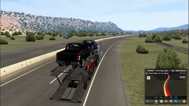 Moving Ford Trucks to the Showroom in American Truck Simulator - Full Job смотреть онлайн