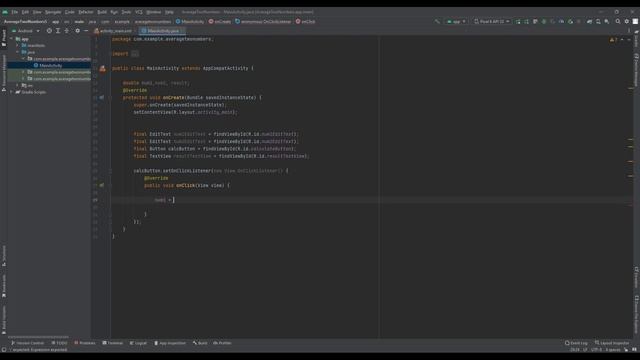 Average of Two Numbers in Android Studio using Java смотреть онлайн