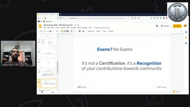 How to become a Google Dev Expert -- Wajahet Karim смотреть онлайн