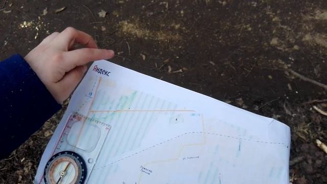 Ориентирование карты по компасу смотреть онлайн