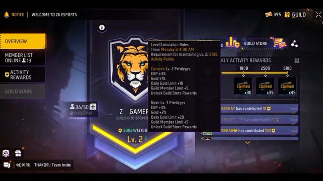 How To Increase Guild Level ? | Free Fire Guild 2.0 Level Up | Get Guild V Badge | FF New Event смотреть онлайн