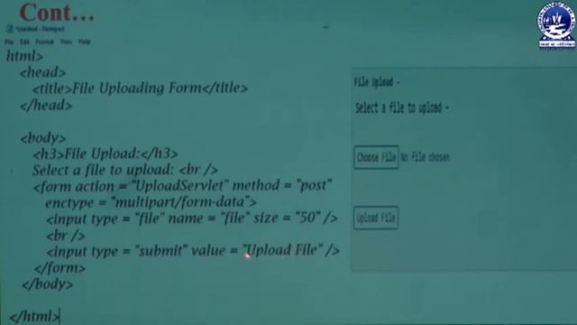 Java - File Uploading in JSP смотреть онлайн