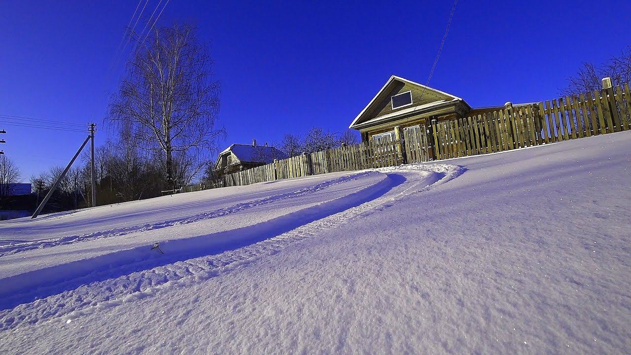 Морозные деньки в деревне, Дастеры (дизеля) отказались заводиться смотреть онлайн